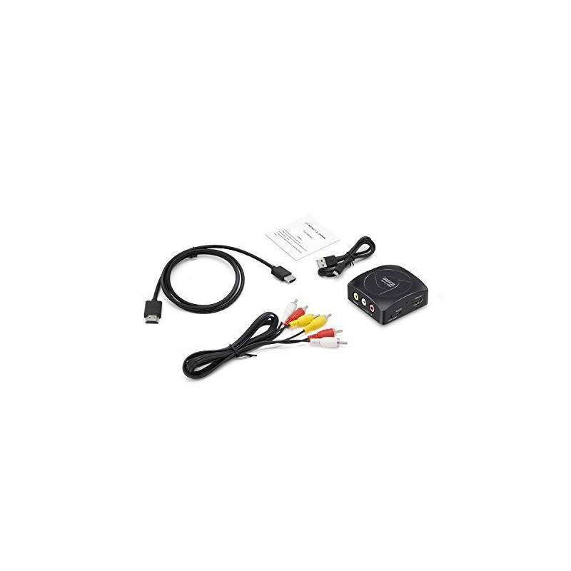 EASYCEL - Convertidor RCA a HDMI con cables RCA, convertidor