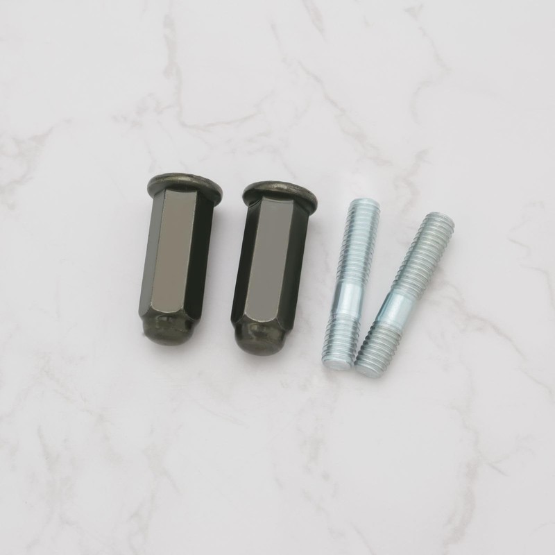 LT Easiyl 2 Set M6 Exhaust Pipe Stud Nut Bolt