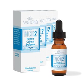Waiora NCD2 Activated Liquid Zeolite Drops, Natural Body Cleanse and Immune System Support, Promotes pH Balance, Healthy Gut and Inflammatory Response, 100% Natural, Non-Toxic (4-Bottles / 360 serv.)