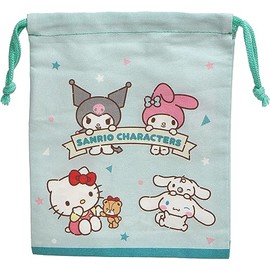 Sanrio Characters JSC-650 Drawstring Character Drawstring S Girls Mint, mint