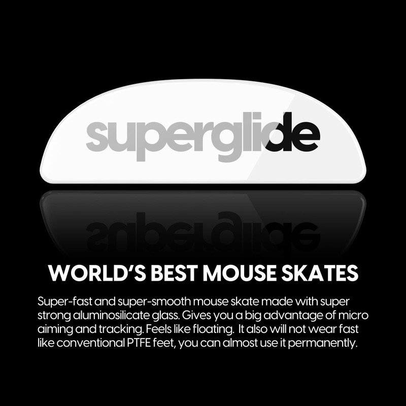 Superglide - Fastest and Smoothest Mouse Feet/Skates Made with Ultra