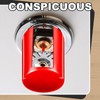 Pushglossy 24 Pcs Red Fire Sprinkler Head Protector - Paint
