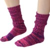 Mongrel Socks Pure Merino Wool Socks - Mulberry, S Ladies