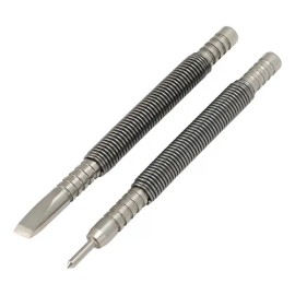 Nail Set Tool 2 Pcs High Carbon Steel Double Ended Spring                                                                                             