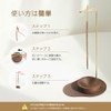 Dostende Incense Holder Multi-Purpose Design Wood Incense Burner Ash Catcher