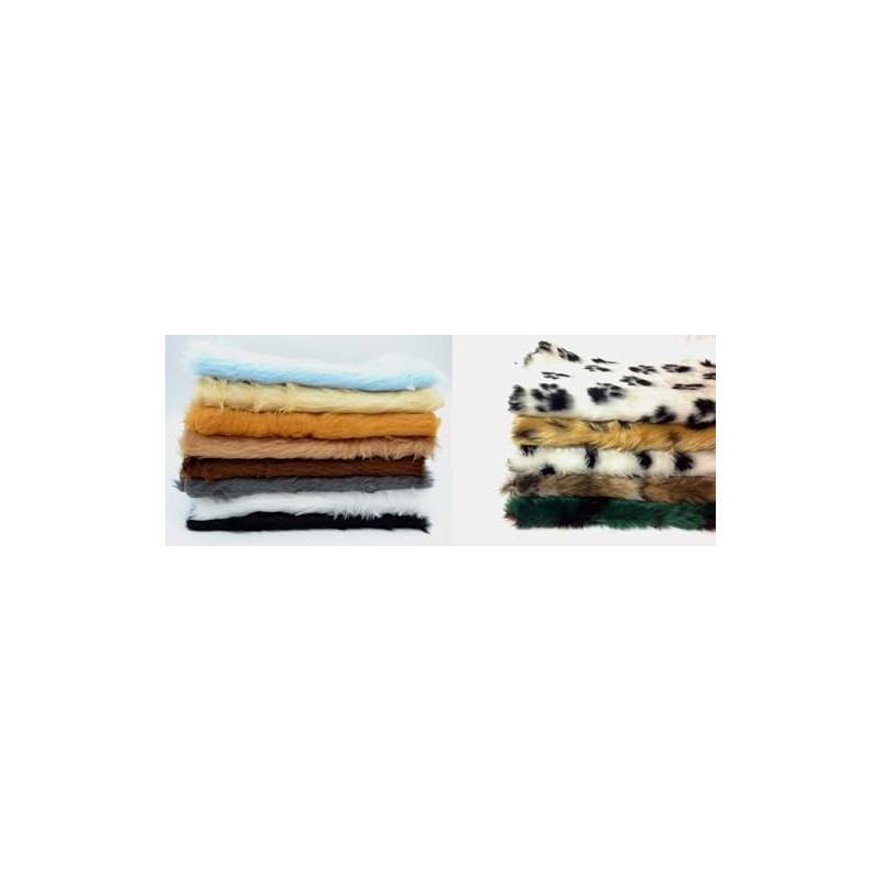 celloexpress Malt Brown Fun Fur - 15mm Pile Teddy Bear