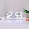 Focus Silent Color LED Wall Clock Wall Clock Alarm Thermometer