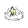 Peridot Jewellery - 925 Sterling Silver Ring for Women -