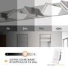 7-Light LED Modern Bathroom Vanity Light Fixture Matte Chrome Modern