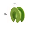 Meiliyizu 10pcs Silicone Clothes Hanger Fixed Hook Windproof Hanger Spacer