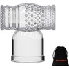 GURECOD Massager Attachment & Massage Accessory Clear Silicone Head Cover