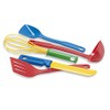 Dantoy Plastic Kitchen Utensils, 5 Piece Set Pretend Play for