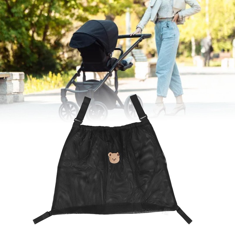 Storage Bag Polyester Fiber Waterproof Multifunctional Stroller Organizer Diaper Bag