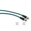 HangTon Sensor Ethernet Data Cable M12 D-Coded 4 Pin for
