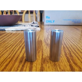 Basic Aluminum standoff, spacer, unthreaded, clearance for 3/8 bolt. 3/4 od x 1 1/2