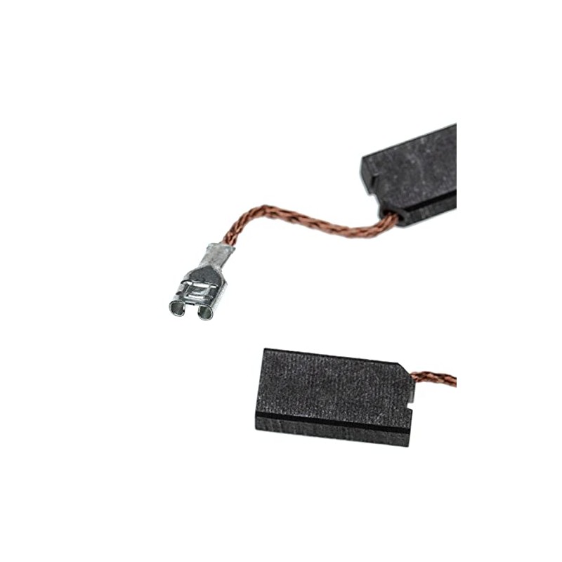 vhbw 2 x Carbon Brush Motor Carbon Abrasive Carbon 20