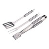 alpina Set Barbecue 3 Pezzi - Utensili Barbecue con Spatola