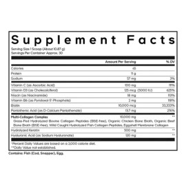 Codeage Multi Collagen Protein Powder Platinum 11.57oz Sfn                                                                                            