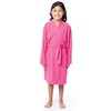Fruit of the Loom Girl's Classic Waffle Robe, Rose, 4/5