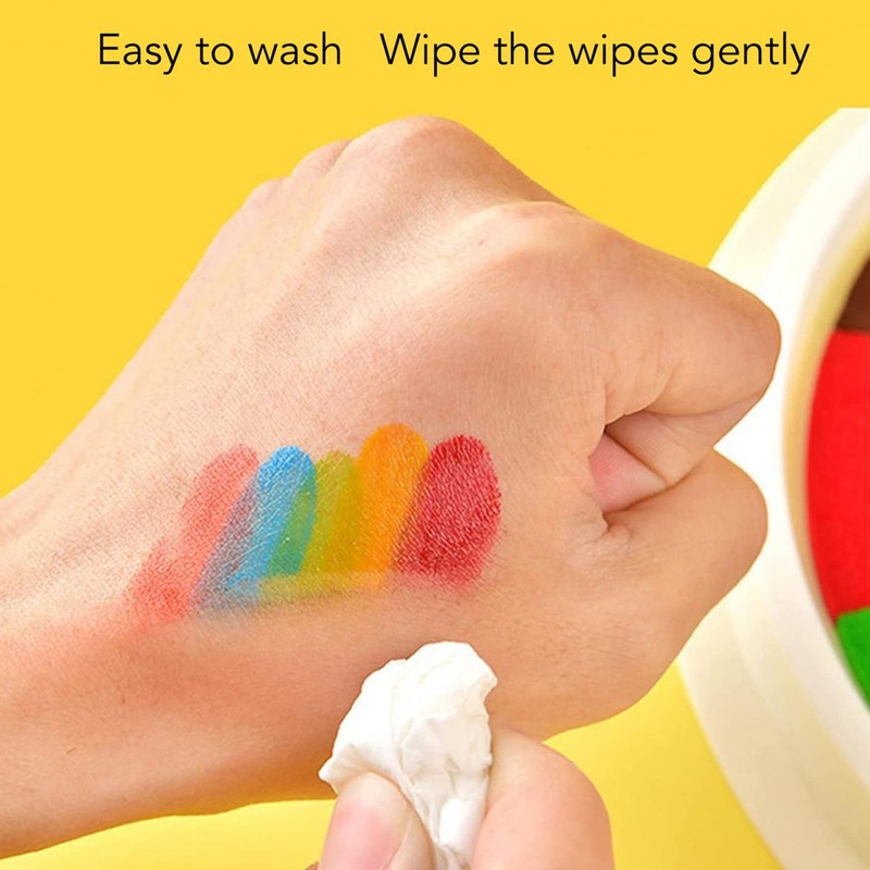 Finger Paint Kit Multi Colors Washable Funny DIY Crafts Finger