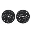 ZUDKSUY 2Pcs 6 Inch 70-Hole Hook and Loop Backing Pad