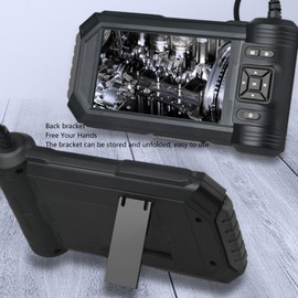 5in LCD Industrial Endoscope Borescope Handheld Inspection Camera Borescope IP67 for Car Maintenance, Pipelin Repair, Mechanical Inspection (10m / 32.8ft)