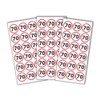 Birthday Stickers 70 Years | Pack of 54 | Stickers