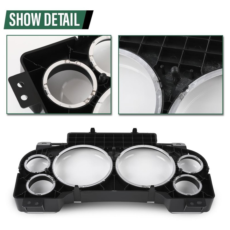 LQI Gauge Cluster IPC Lens Cover Chrome Trim Compatible with