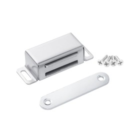 Magnetic Door Catch Cupboard Door Magnets Magetic Catch Stainless Steel Cabinet Door Magnetic Catches for Cabinets Ktichen Cupboard Drawer Doors (20lb-6Pack)