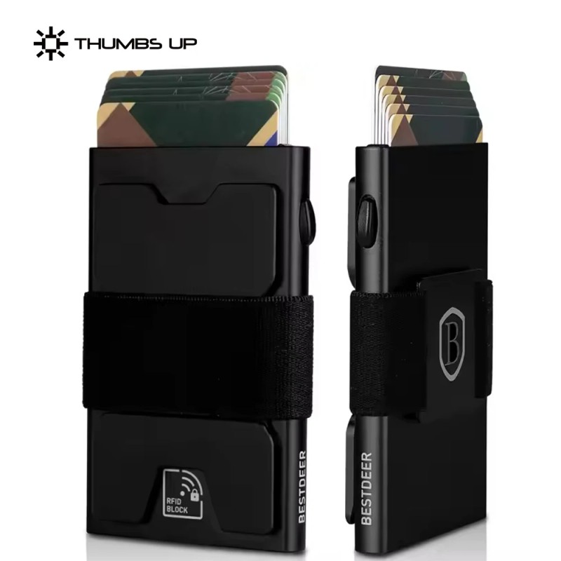 THUMBS-UP Quick Access Black Pop up Case RFID Blocking 12+