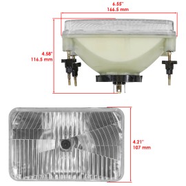 Caltric AM120327 AM120326 Headlights for John Deere 2020 2030 2210 4010 4100 4110 4115