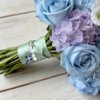 Bmpzery Something Blue Gift for Bride, Bridal Bouquet Charm -