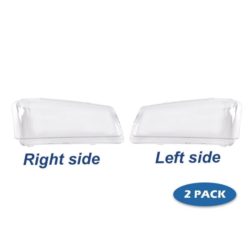 PIT66 Headlight Lens Cover Compatible with Chevy Silverado 2003-2007 Clear