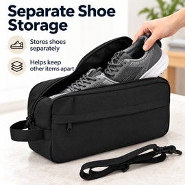 Travel Shoe Organizer Pouch – Portable Shoe Storage for Gym & Travel
