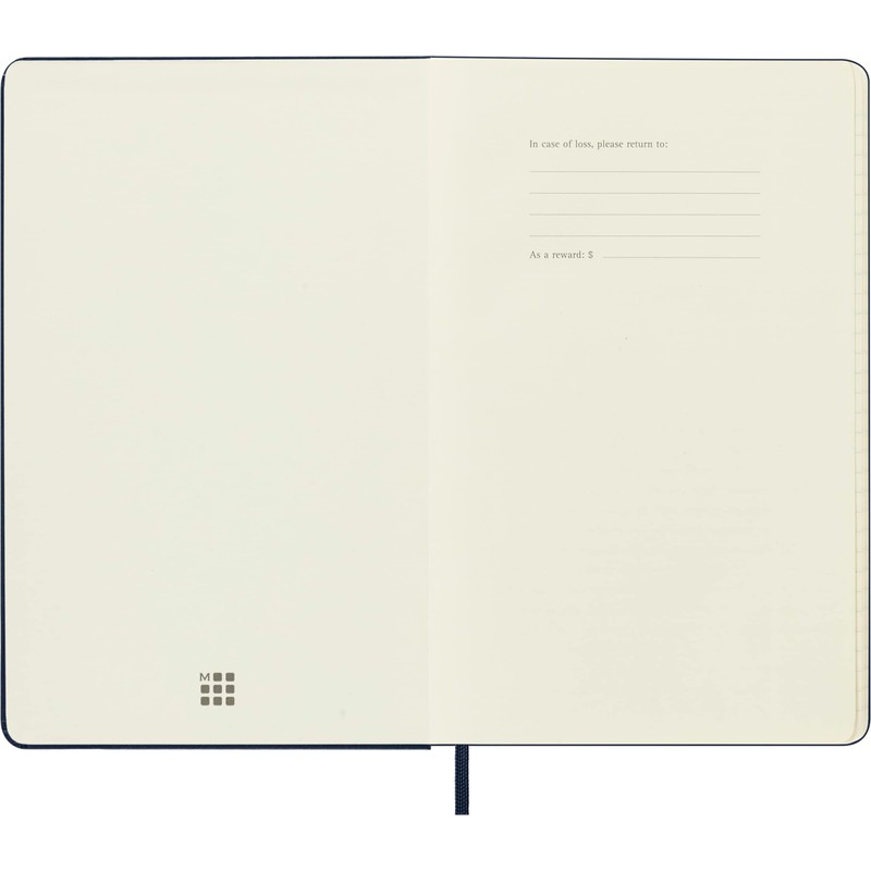 Moleskine Classic Notebook, Hard Cover, Large (5" x 8.25") Double