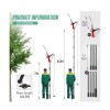 Suchtale 2 In 1 Suchtale 14ft Pole Saw, Manual Tree