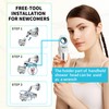 INEFATH Rain Shower Heads with Handheld Spray Combo 30 Settings