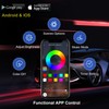 ‌Glowlendra RGB-IC Smart Underglow Lights Kit for Cars, 6Pcs Waterproof