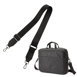 HQRKOTM 1 x Shoulder Strap for Handbag, Laptop Bag, Bag Strap, Black, Adjustable Length 75-145 cm, Width 3.8 cm, Replacement Strap Strap, Shoulder Strap for Laptop Bag, a