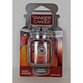 Yankee Candle Car Jar Ultimate Air Freshener Spiced Pumpkin Lot of 3