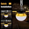G GJIA 3-Prong 100FT Construction String Lights, IP65 Waterproof ETL