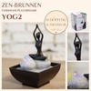 Zen'Light YOGA1 Springbrunnen Polyresin Schwarz 12 x 12 x 17