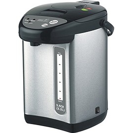 Classic Kitchen CK321NP 3.5QT (3.2L) Electric Kettle Hot Water Boiler Urn Pump Pot, Stainless Steel with Auto Dispense and Shabbat Mode