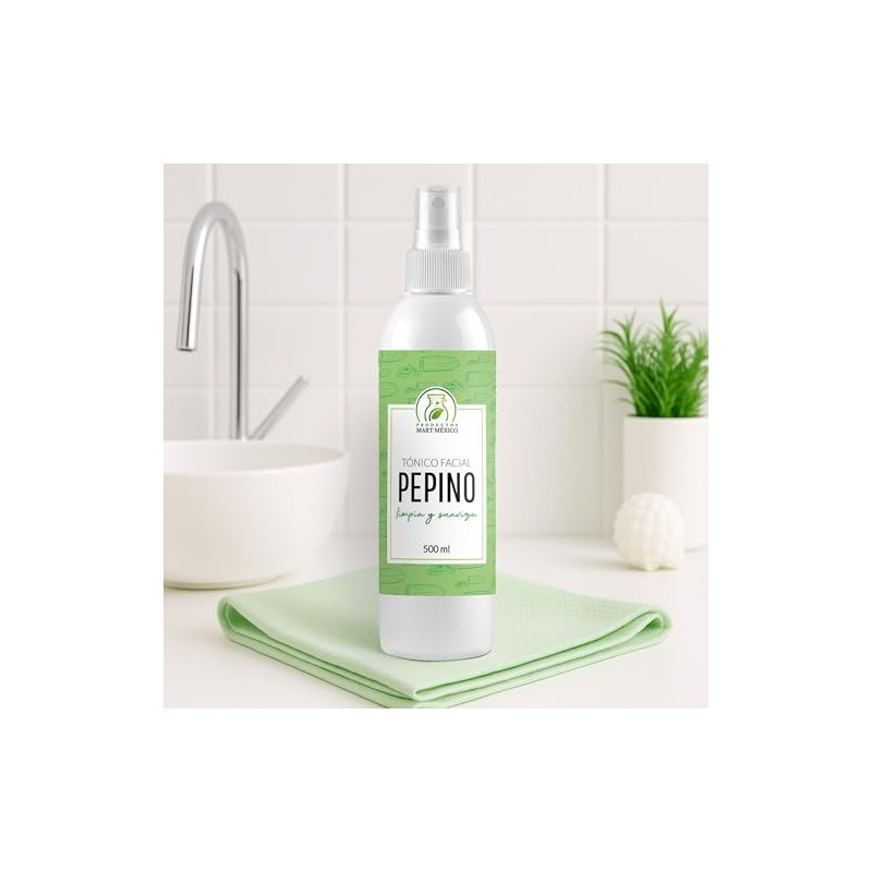 Tónico Facial De Pepino Hidratante Facial 500 Ml Productos Mart