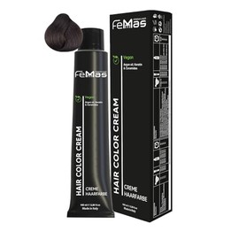 FemMas Hair Colour Dark Blonde Ultra Intensive 6.00 I Professional Cream Hair Colour with Argan Oil, Keratin & Ceramides I As Permanent Hair Colouring for Radiant, Durable Colour Results 100 ml