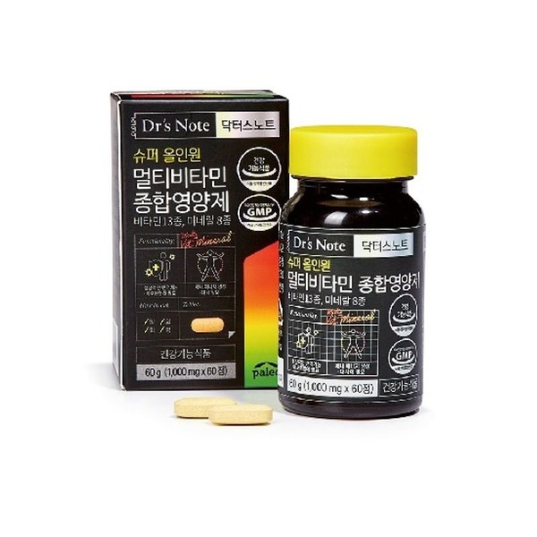 Doctor&#39;s Note Super All-in-One Multivitamin Comprehensive Nutrient 5 Boxes, Single Option / 닥터스노트 슈퍼 올인원 멀티비타민 종합영양제 5박스, 단일옵션