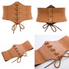 GRACE KARIN Women Elastic Wide Band Tied Corset Waist Cincher