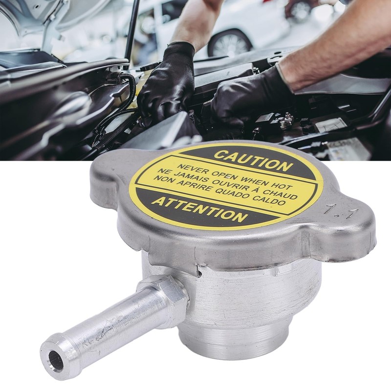 Weld On Radiator Filler Neck with 1.1Bar Cap, 30mm High