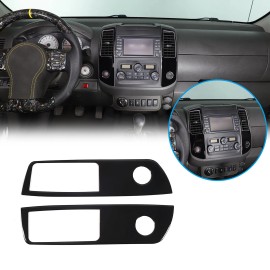 auguisy-motortrim For Nissan Frontier 2005-2021 Central Console Air Outlet Vent  Panel Cover Trim