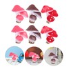 ORFOFE Unique 3-Headed Mushrooms 6pcs Foam Mushroom Figurines Natural Garden